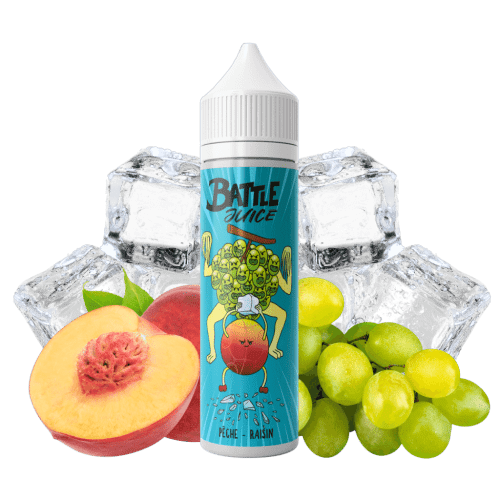 e-liquide pêche raisin battle juice